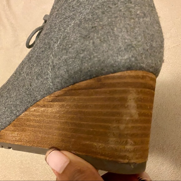 [Dr. Scholls] Lace-Up Wedge Booties - Picture 7 of 8